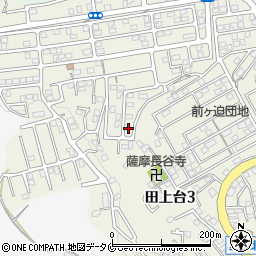 田上団地第六公園周辺の地図