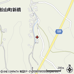 鹿児島県志布志市松山町新橋7024-5周辺の地図