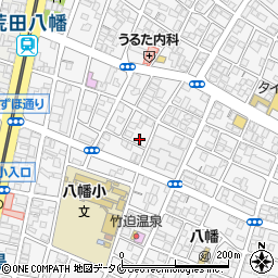 シャンソン化粧品薩摩中央営業所周辺の地図
