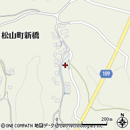 鹿児島県志布志市松山町新橋7042周辺の地図