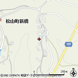 鹿児島県志布志市松山町新橋6681周辺の地図
