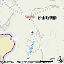 鹿児島県志布志市松山町新橋7270周辺の地図