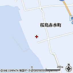 鹿児島県鹿児島市桜島赤水町1164周辺の地図