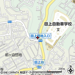 田上会館周辺の地図