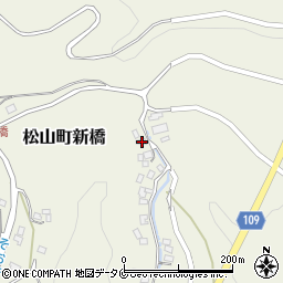 鹿児島県志布志市松山町新橋7220-1周辺の地図