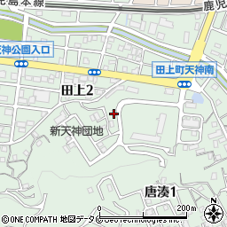 鹿児島県鹿児島市田上2丁目19-2周辺の地図
