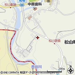 鹿児島県志布志市松山町新橋211周辺の地図