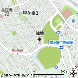 錦城幼稚園周辺の地図