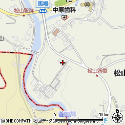 鹿児島県志布志市松山町新橋208周辺の地図