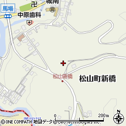 鹿児島県志布志市松山町新橋246周辺の地図