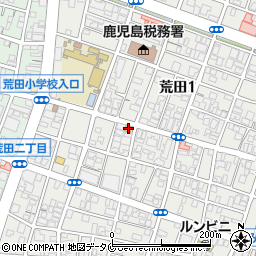 ファミリーマート荒田一丁目店周辺の地図
