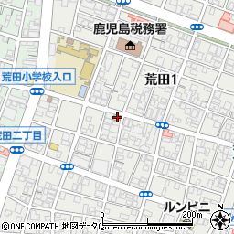 ファミリーマート荒田一丁目店周辺の地図