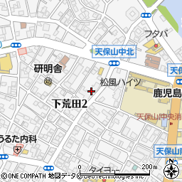 ＮＴＴコンフォート下荒田社宅周辺の地図