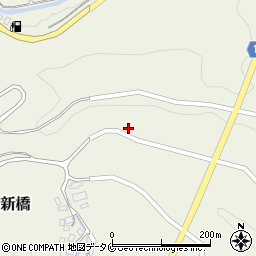 鹿児島県志布志市松山町新橋6686-1周辺の地図