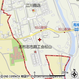 鹿児島県志布志市松山町新橋160-1周辺の地図