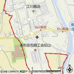 鹿児島県志布志市松山町新橋128周辺の地図