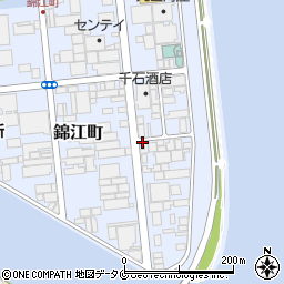 鹿児島市タクシー協会周辺の地図