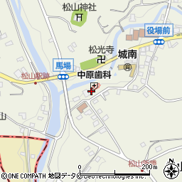 鹿児島県志布志市松山町新橋230-1周辺の地図