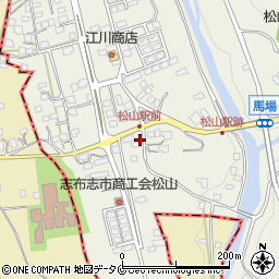 鹿児島県志布志市松山町新橋127-4周辺の地図