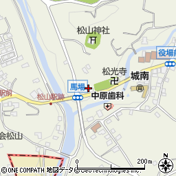 鹿児島県志布志市松山町新橋1567-1周辺の地図