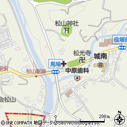 鹿児島県志布志市松山町新橋1566-22周辺の地図