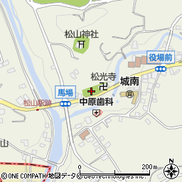 鹿児島県志布志市松山町新橋1566-1周辺の地図