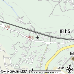 鹿児島県鹿児島市田上5丁目40-1周辺の地図