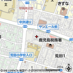 南九州医療事務医療秘書専門学校周辺の地図