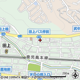 南日本新聞販売所田上販売センター周辺の地図