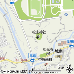 松山八幡神社周辺の地図