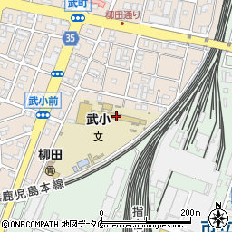 鹿児島市立武小学校周辺の地図