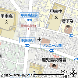 中洲ビル周辺の地図
