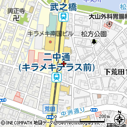 ファミリーマート二中通電停前店周辺の地図