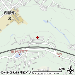 鹿児島県鹿児島市田上5丁目41-13周辺の地図