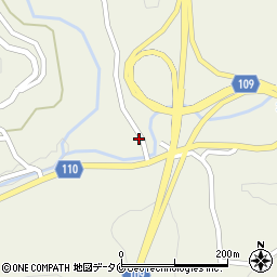 鹿児島県志布志市松山町新橋322周辺の地図