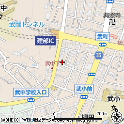 武三・なすび塾周辺の地図