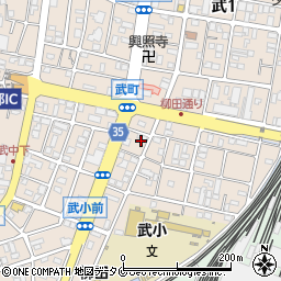 コンフォート武町周辺の地図