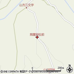 熊鷹神社前周辺の地図