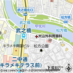 テクノパーキング武之橋駐車場周辺の地図