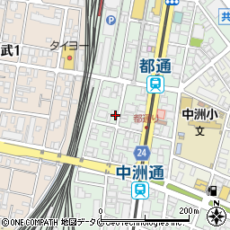 韓国焼肉居酒屋 ニクヤクンダ 鹿児島中央駅店周辺の地図