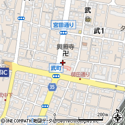 リサイクルショップつみき武町店周辺の地図