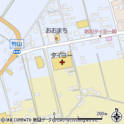 タイヨー岩川店周辺の地図