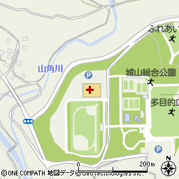 志布志市　城山総合公園・体育館周辺の地図