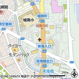はま寿司鹿児島城南店周辺の地図