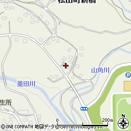 鹿児島県志布志市松山町新橋1592周辺の地図