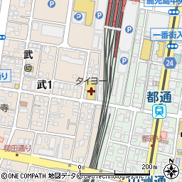 セリアタイヨー武町店周辺の地図