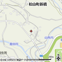 鹿児島県志布志市松山町新橋1598周辺の地図