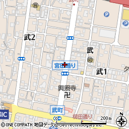 宮田通周辺の地図