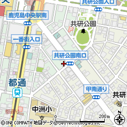 黒かつ亭 中央駅本店周辺の地図