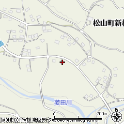 鹿児島県志布志市松山町新橋2052-1周辺の地図